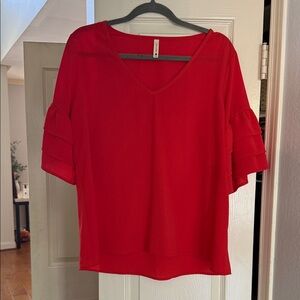 Elegant Red blouse